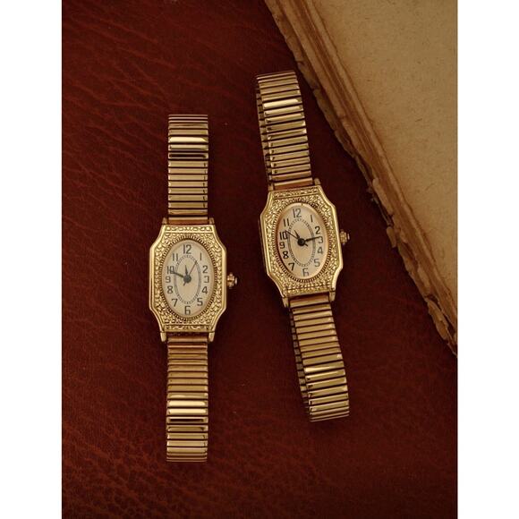 Gold French Vintage Style Unique Antique Women’s Wrist Watch Trendy Cute Gift main image 3